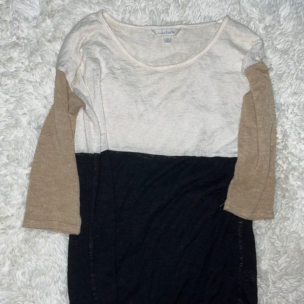 Color block shirt